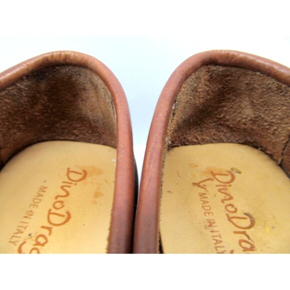 Dino Draghi  Brown Moc Toe Driving Loafers Size US 9 EUR 42 main image 4